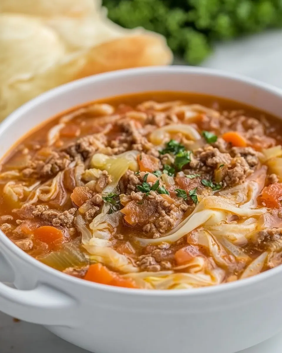 Cabbage Roll Soup