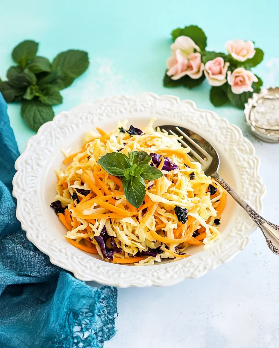 Cabbage and Carrot Slaw