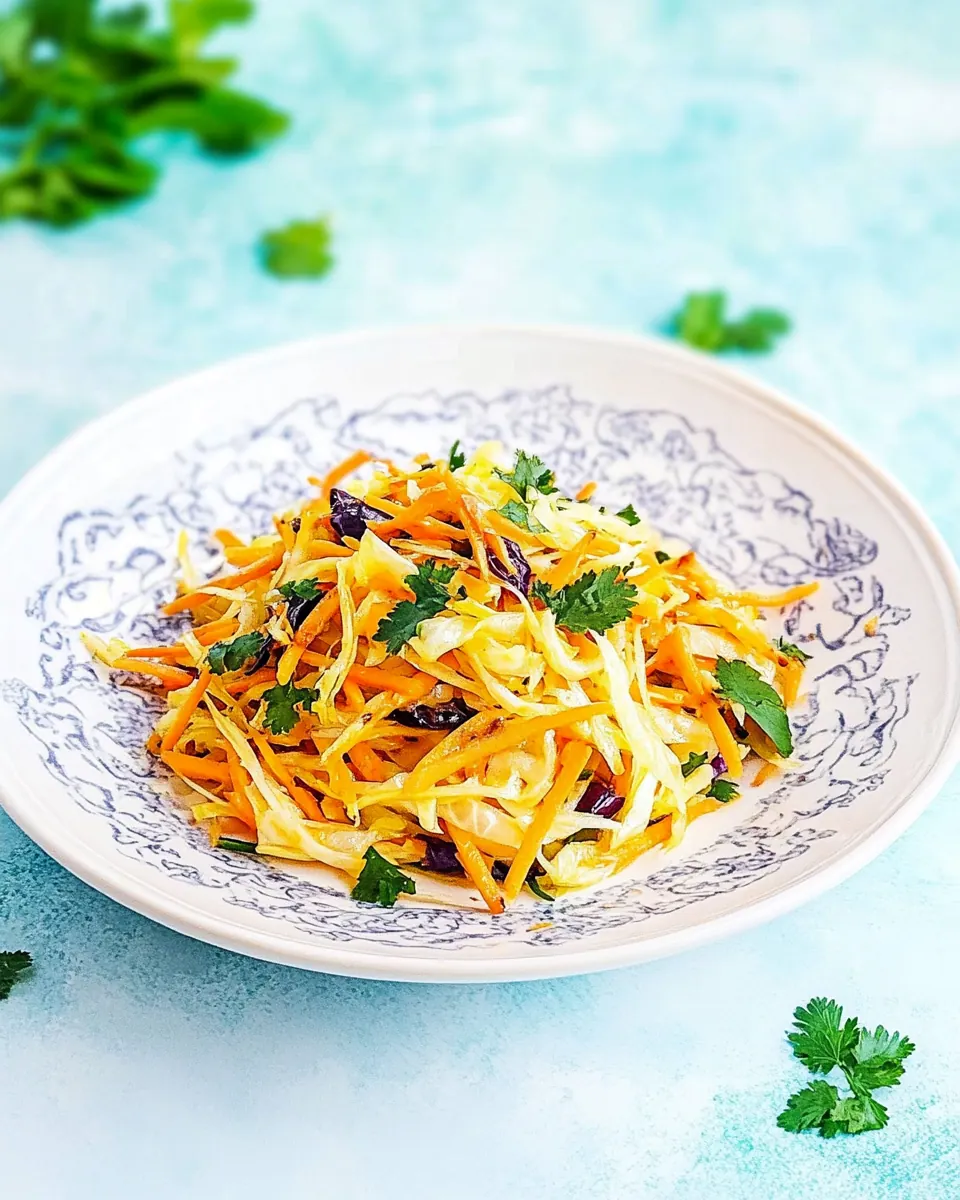 Cabbage and Carrot Slaw