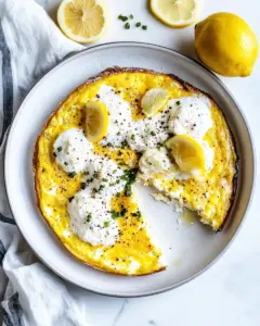 Cacio e Pepe Frittata with Cauliflower and Lemony Yogurt