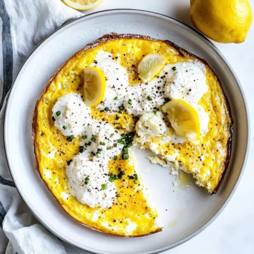 Cacio e Pepe Frittata with Cauliflower and Lemony Yogurt