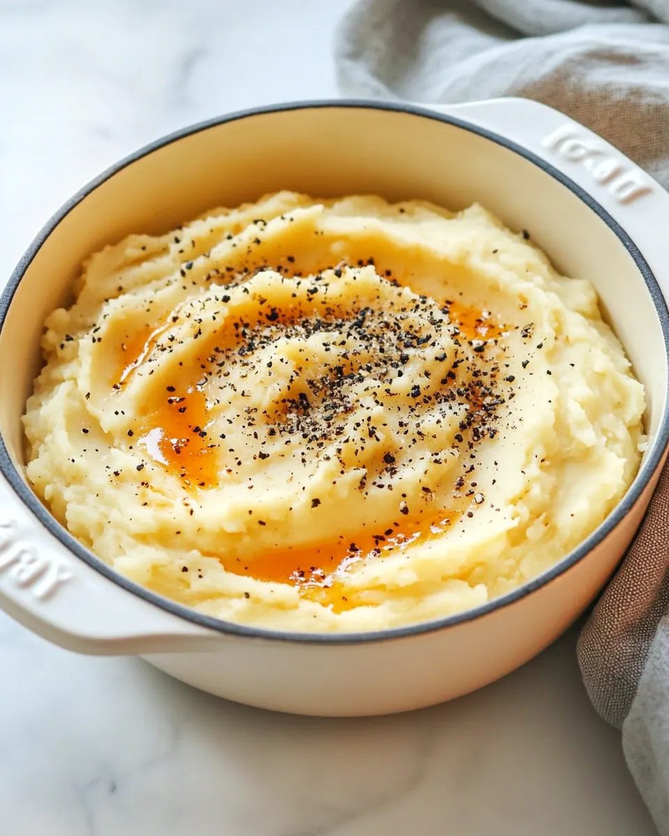 Cacio e Pepe Mashed Potatoes