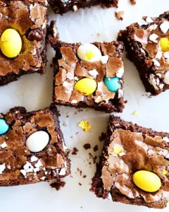 Cadbury Egg Brownies