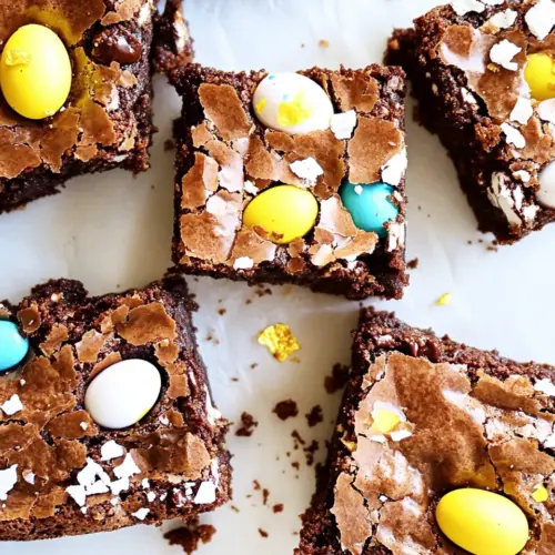 Cadbury Egg Brownies