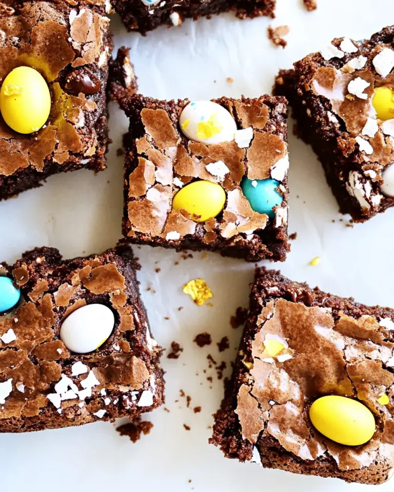 Cadbury Egg Brownies