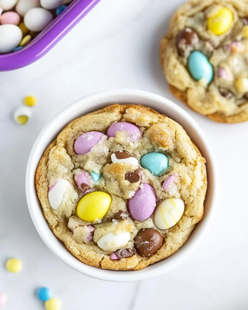Cadbury Egg Cookies