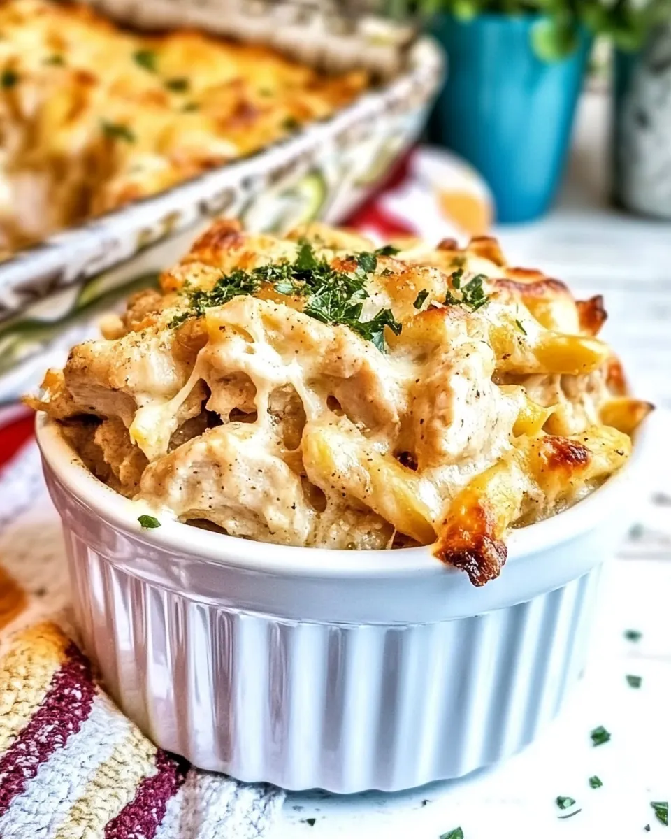 Cajun Chicken Alfredo Bake