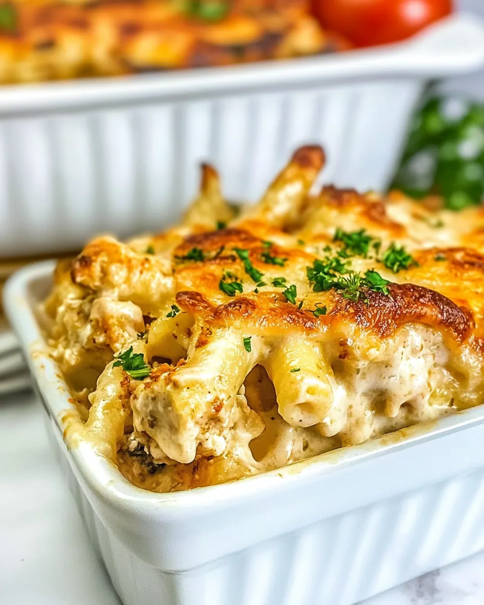 Cajun Chicken Alfredo Bake