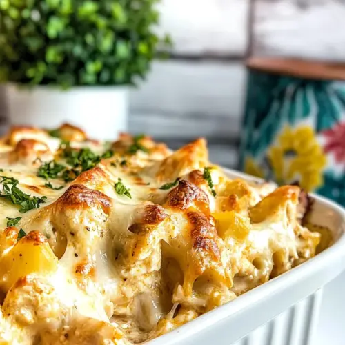Cajun Chicken Alfredo Bake