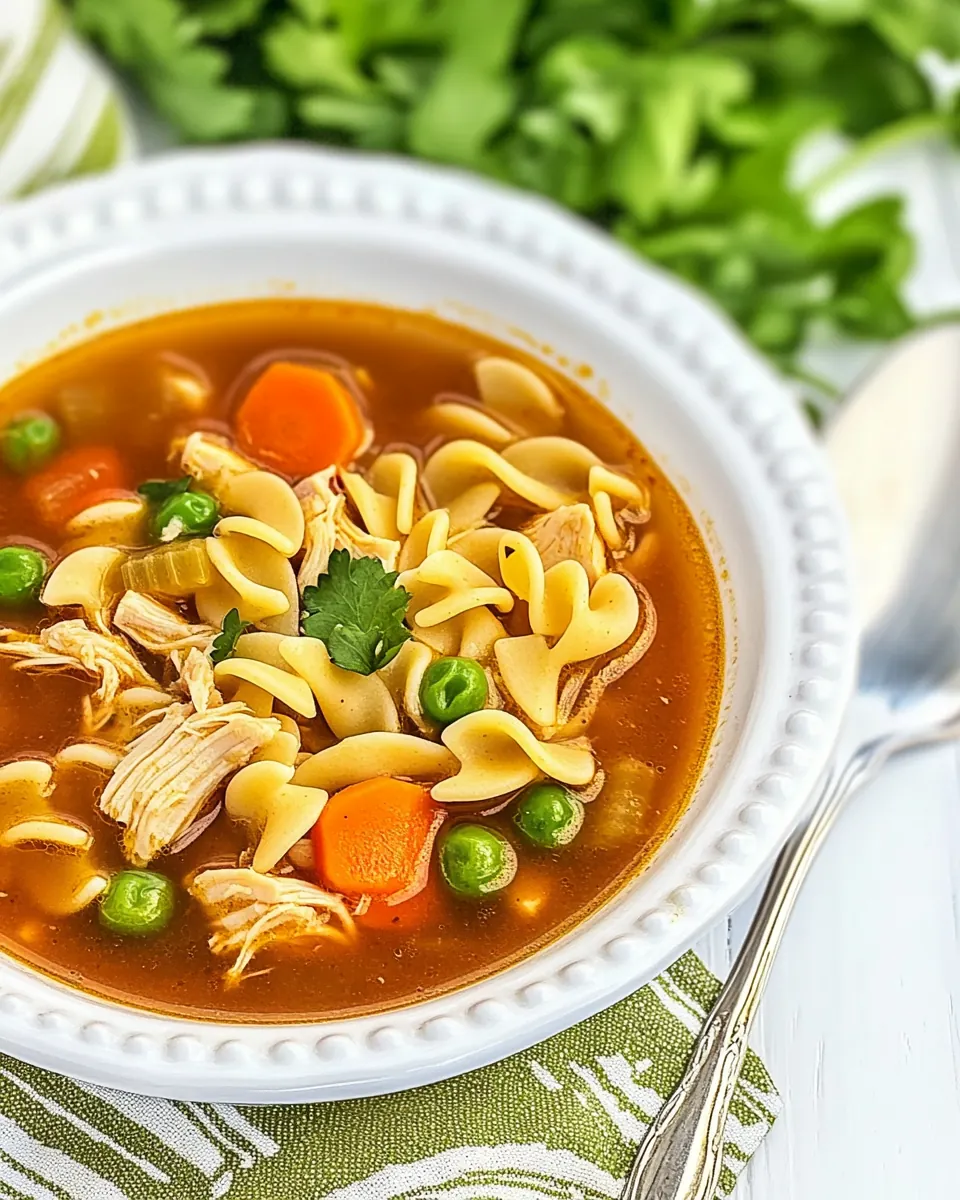 Cajun Chicken Noodle Soup