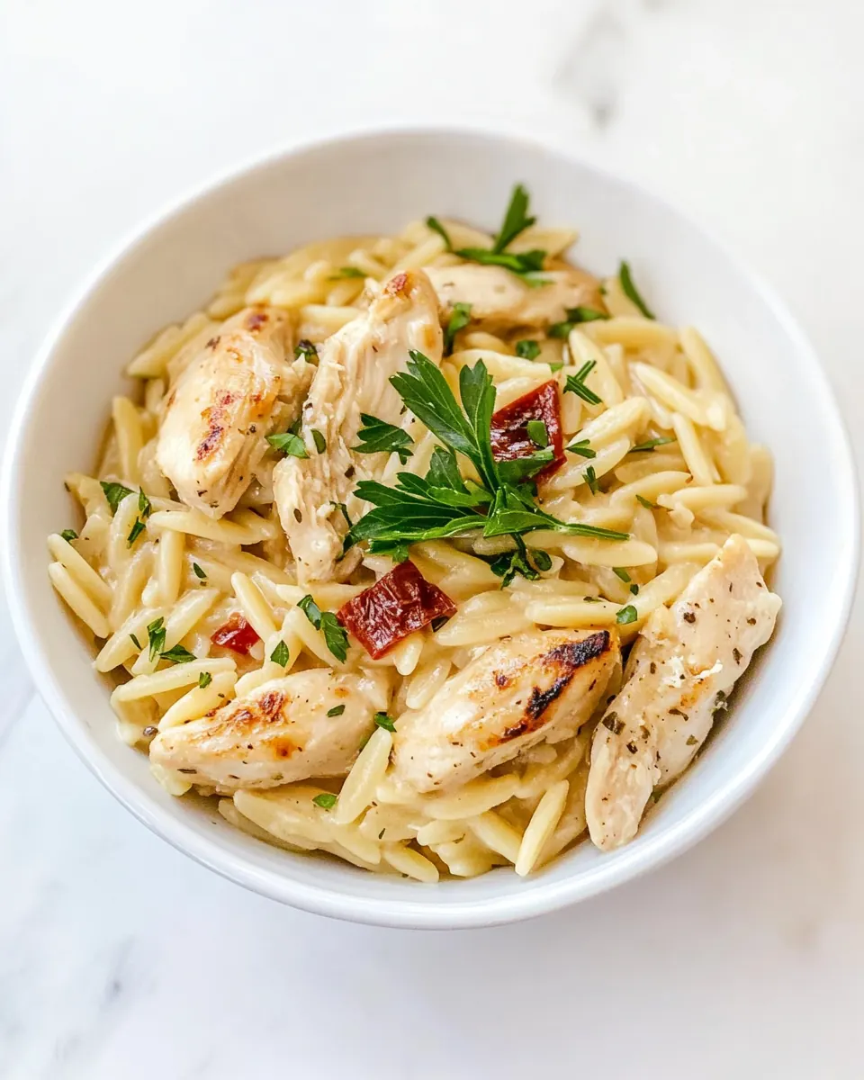 Cajun Chicken Orzo