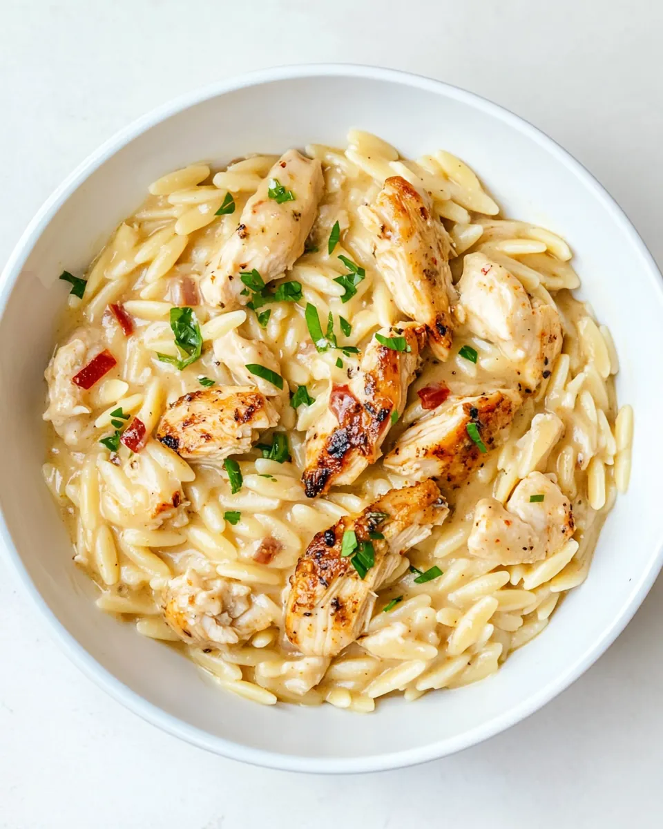 Cajun Chicken Orzo