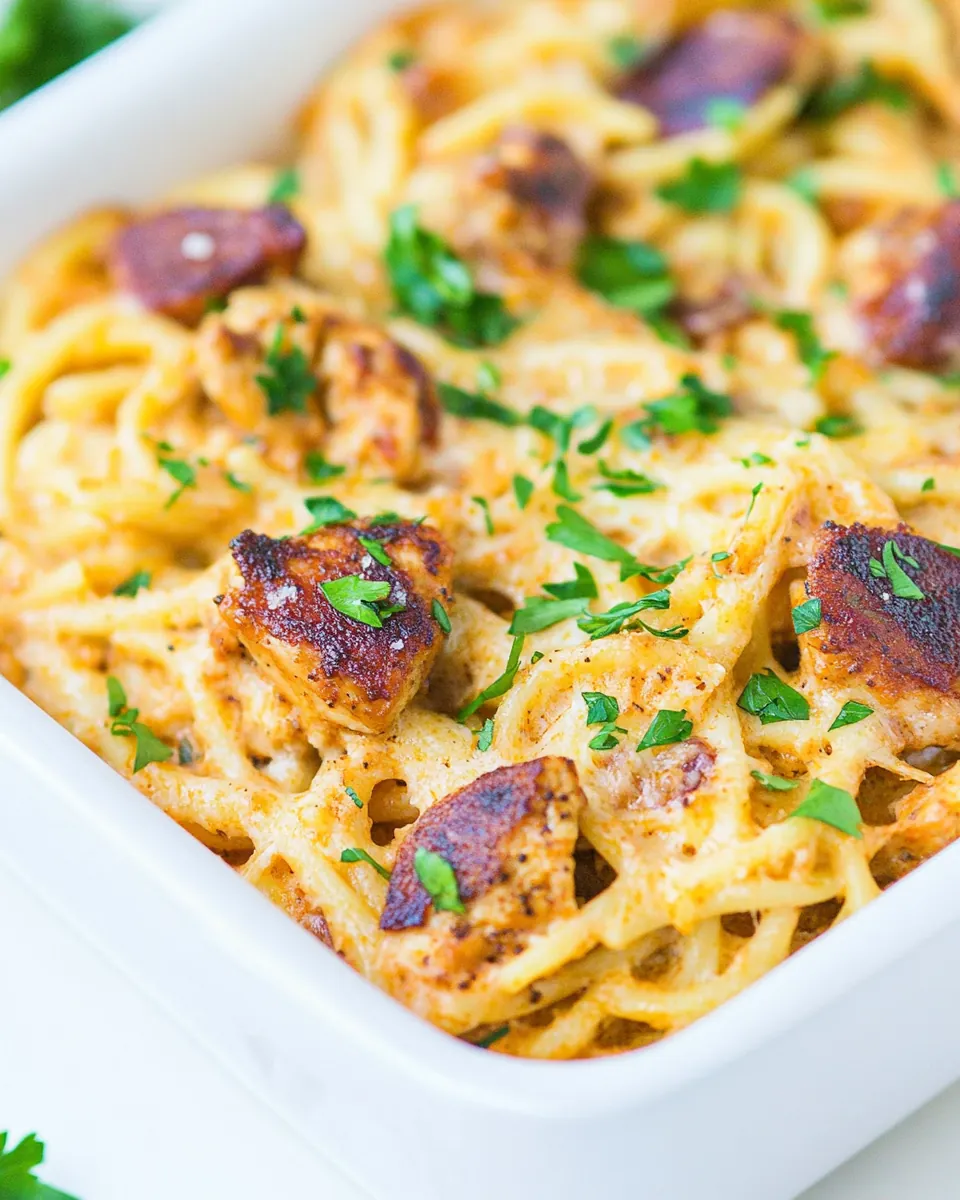 Cajun Chicken Tetrazzini