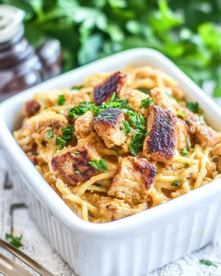 Cajun Chicken Tetrazzini