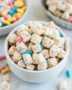 Cake Batter Muddy Buddies