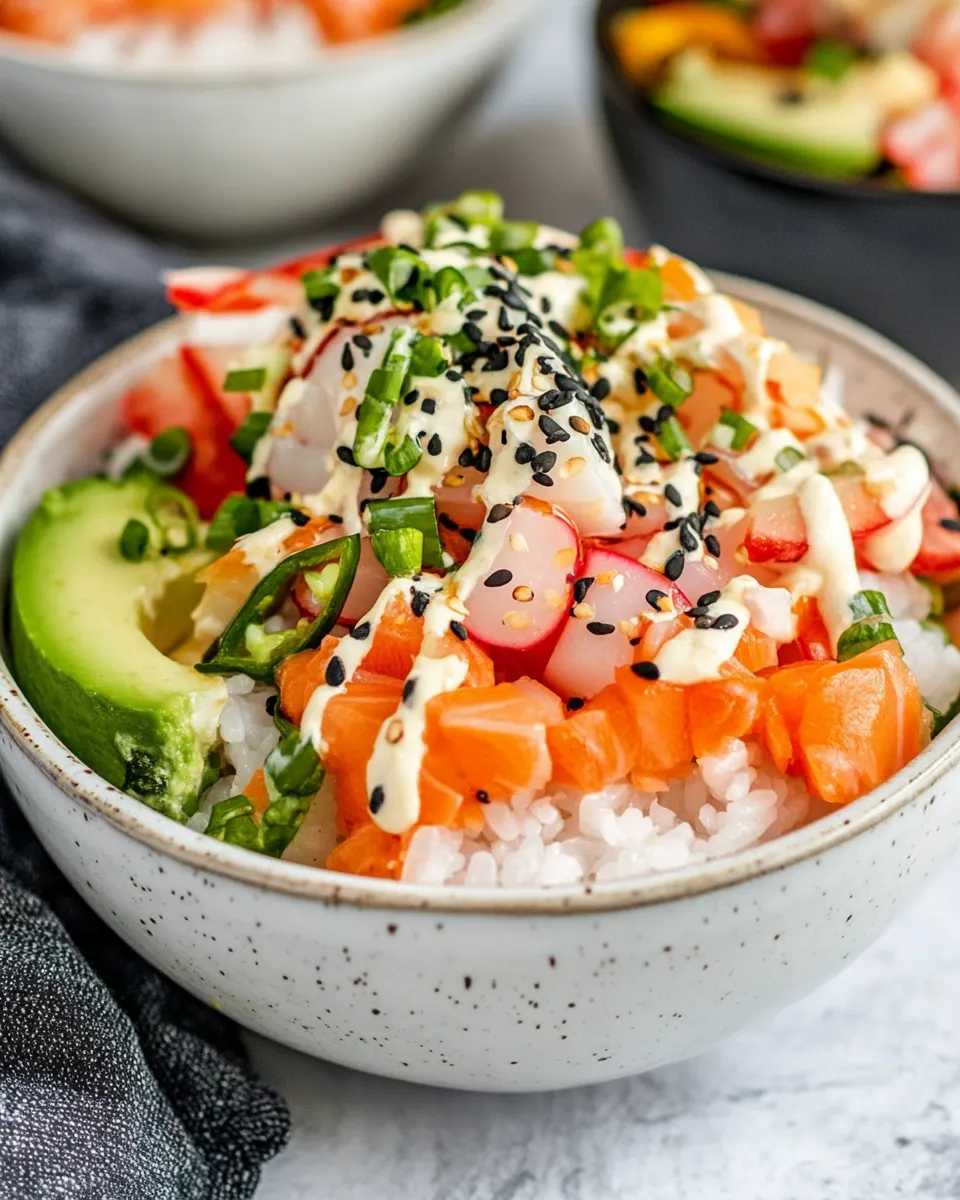 California Roll Sushi Bowls