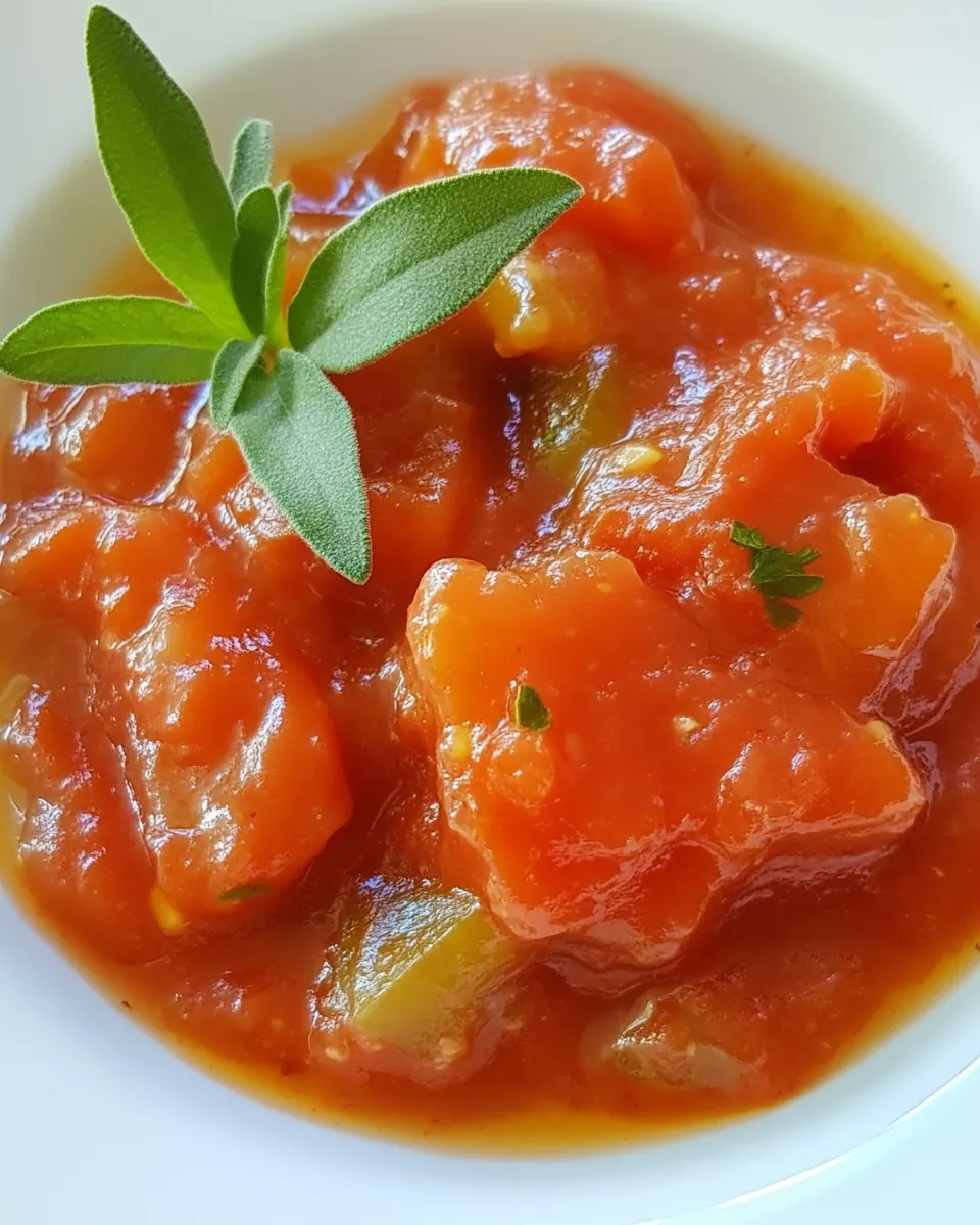 Candied Tomato Sauce