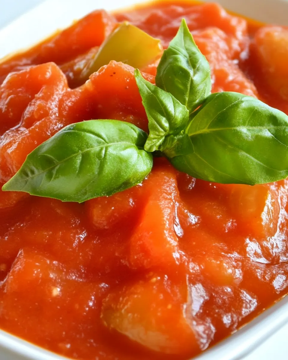 Candied Tomato Sauce