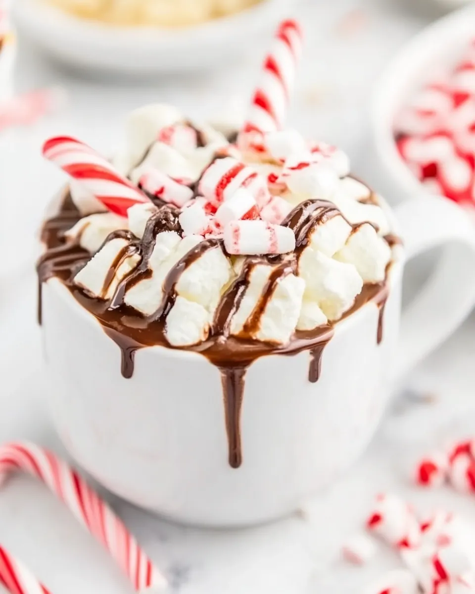 Candy Cane Hot Chocolate