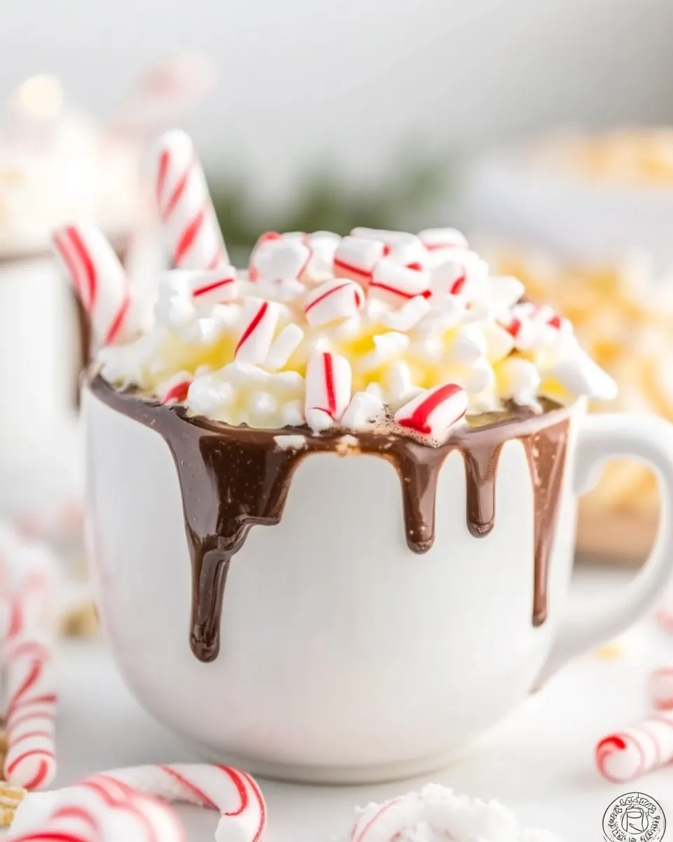 Candy Cane Hot Chocolate