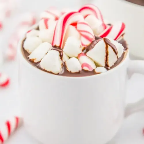 Candy Cane Hot Chocolate