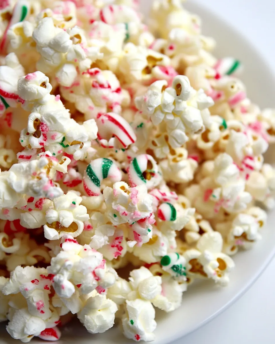 Candy Cane Popcorn