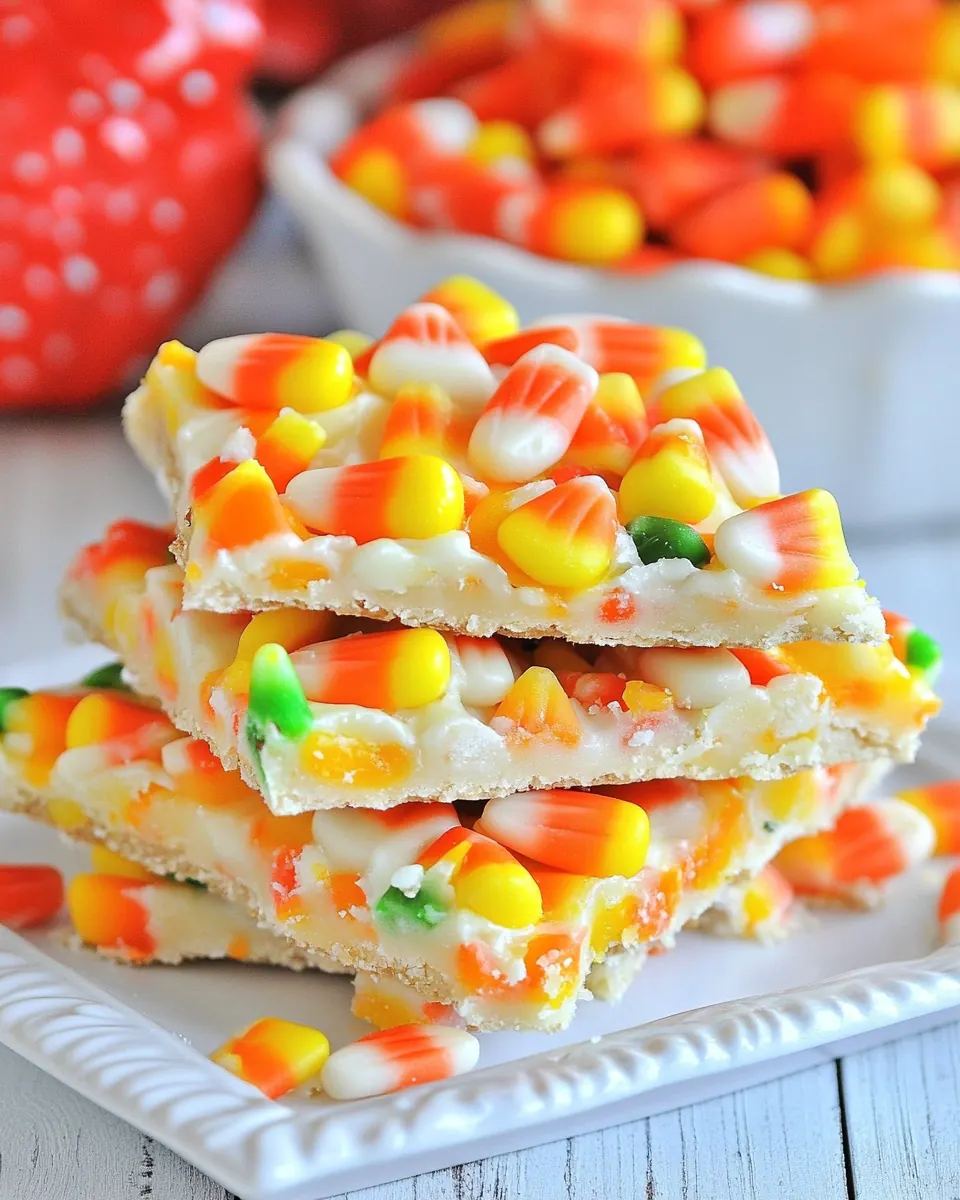Candy Corn Sugar Cookie Bark