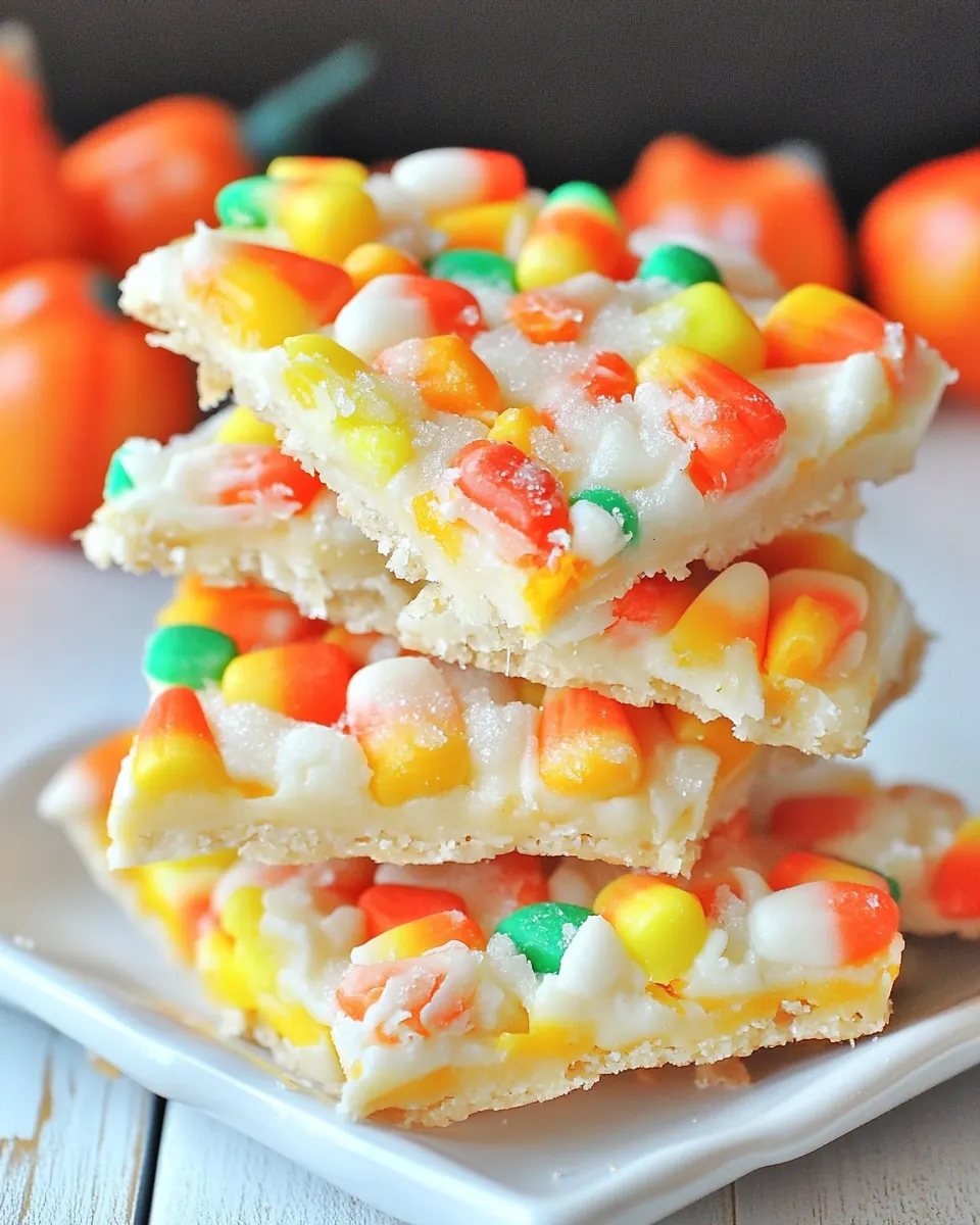 Candy Corn Sugar Cookie Bark