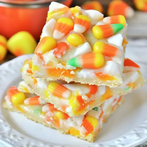 Candy Corn Sugar Cookie Bark