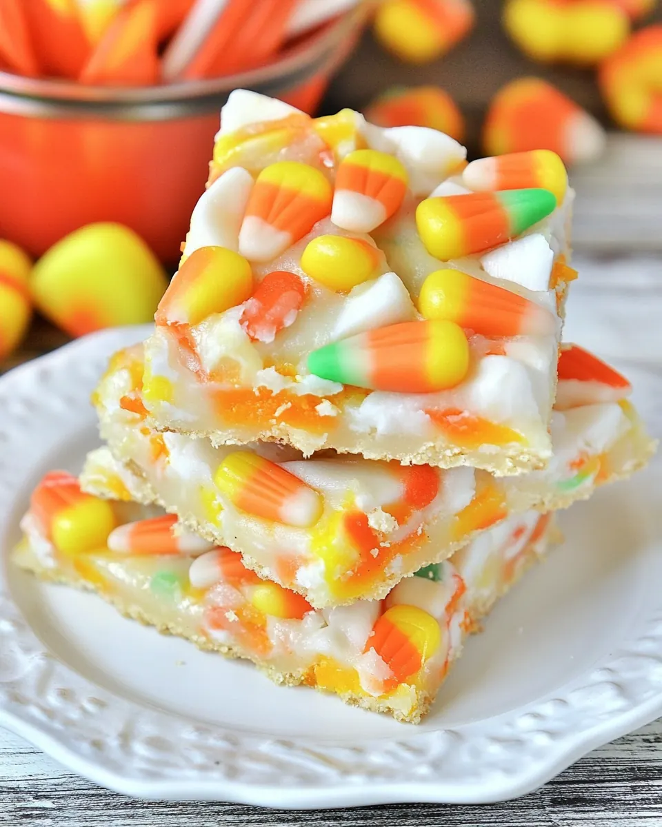 Candy Corn Sugar Cookie Bark
