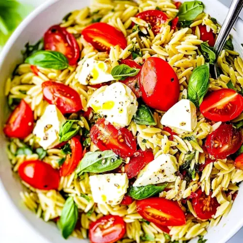 Caprese Orzo Salad
