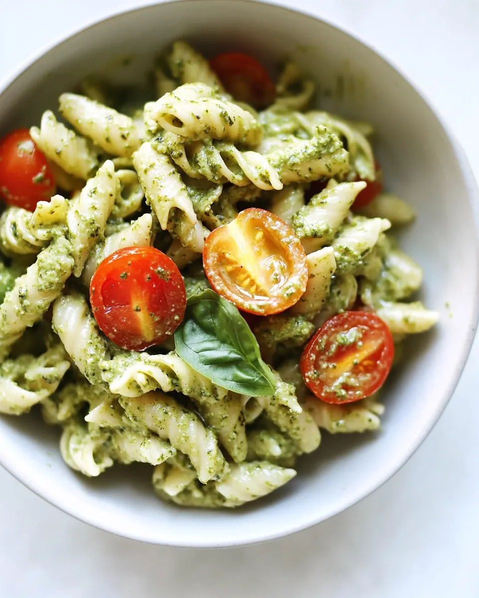 Caprese Pesto Pasta Salad