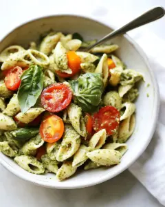 Caprese Pesto Pasta Salad