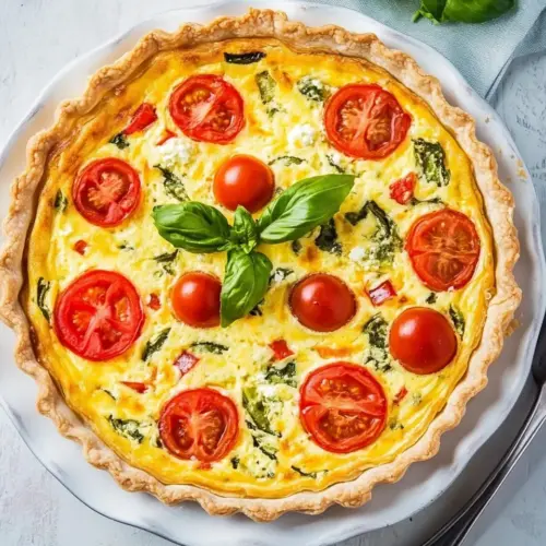Caprese Quiche