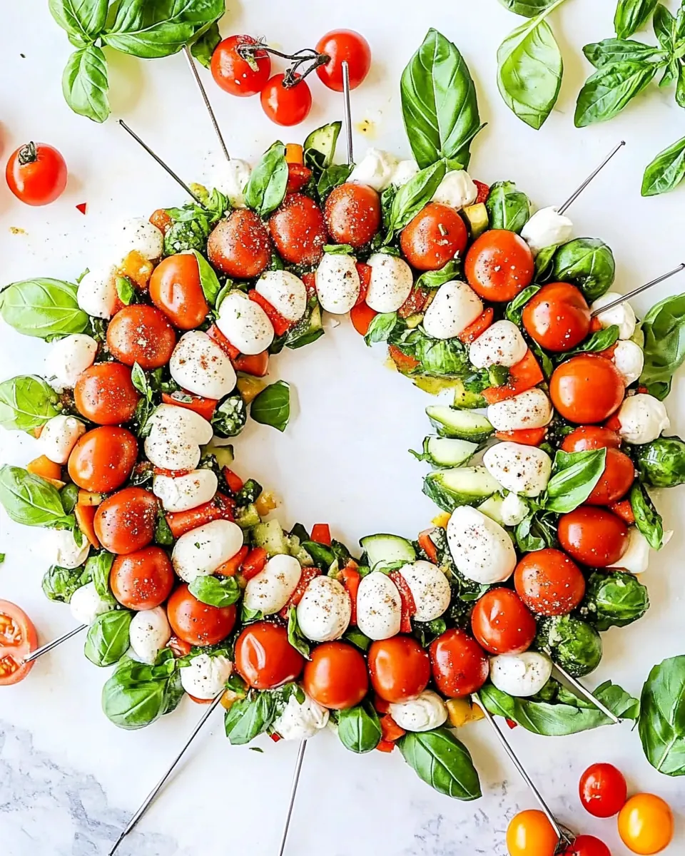 Caprese Wreath