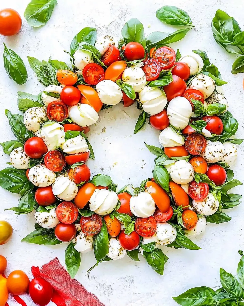 Caprese Wreath