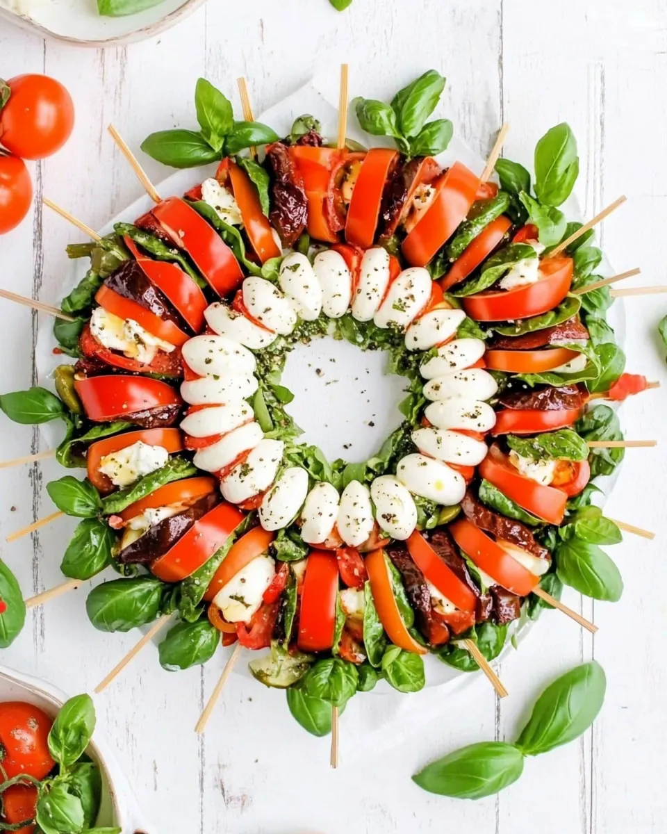 Caprese Wreath
