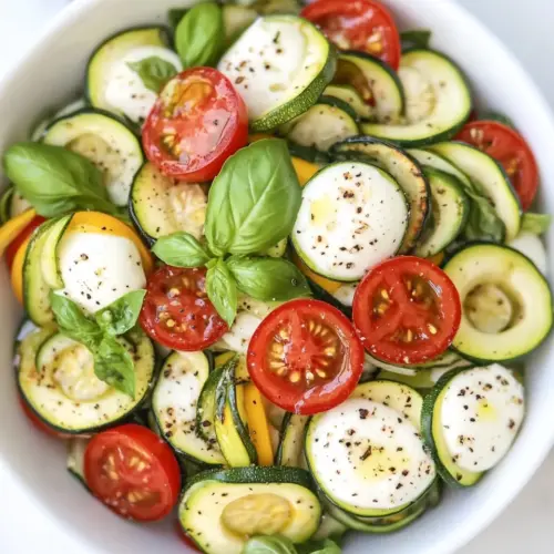 Caprese Zucchini Salad