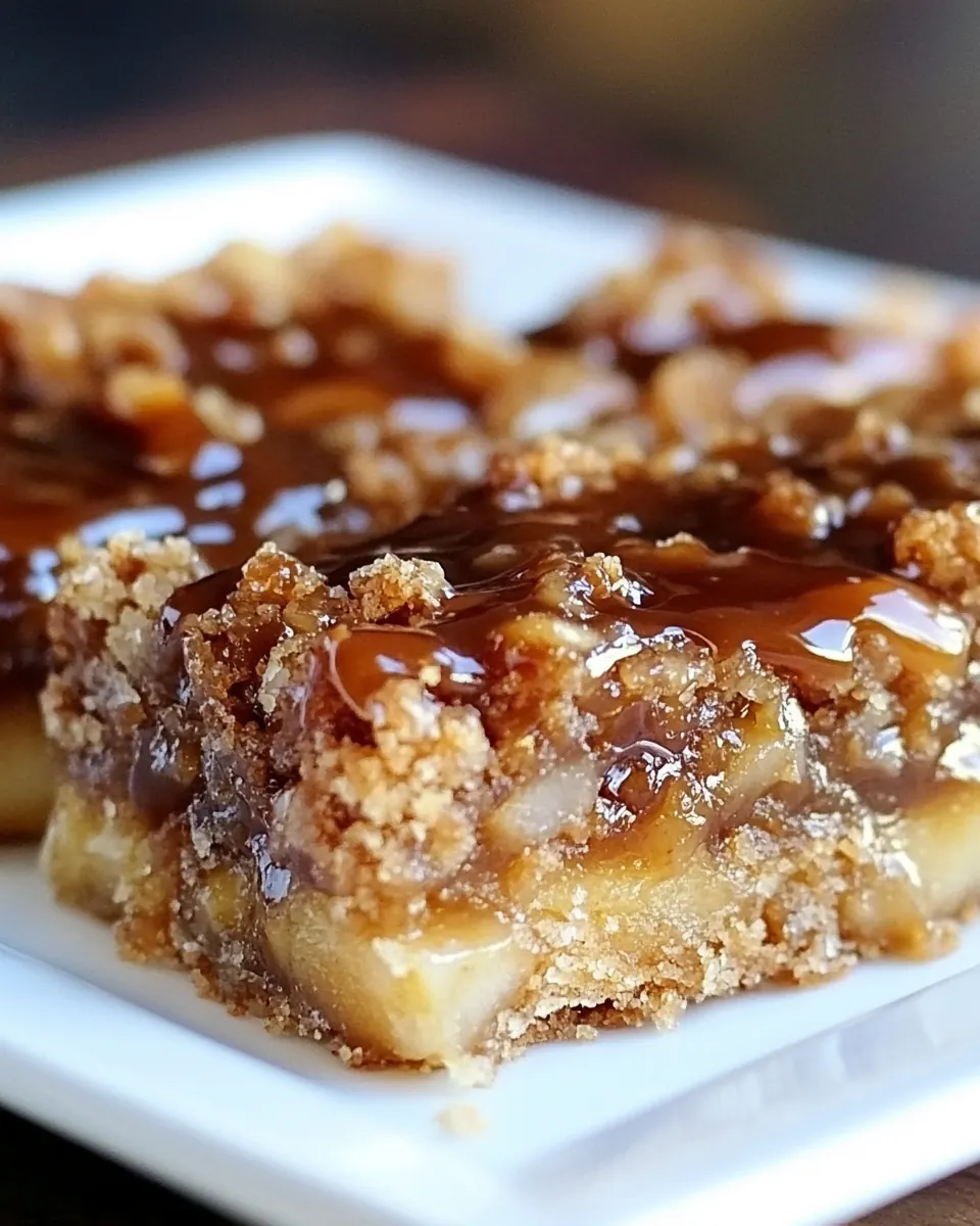 Caramel Apple Bars