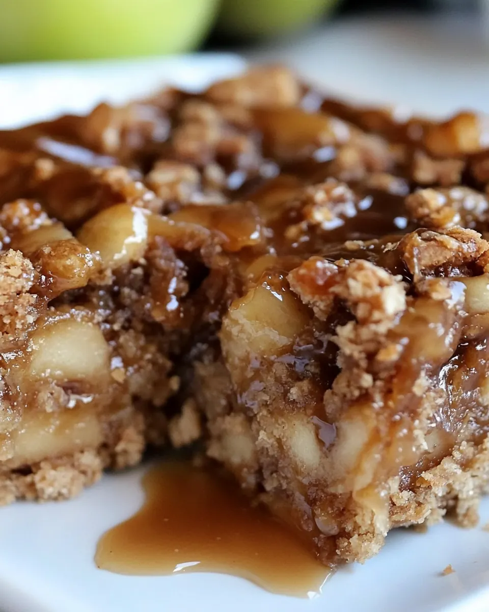 Caramel Apple Bars