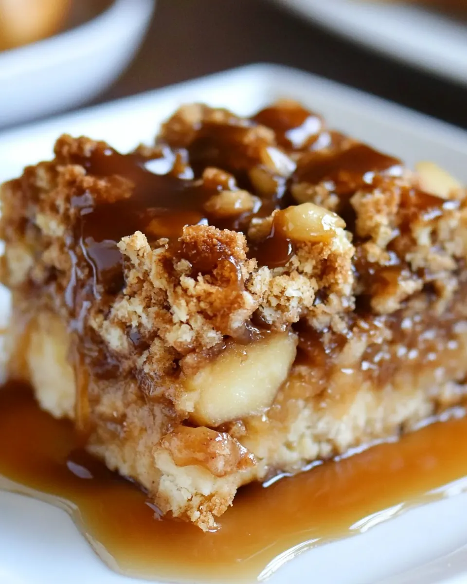 Caramel Apple Bars