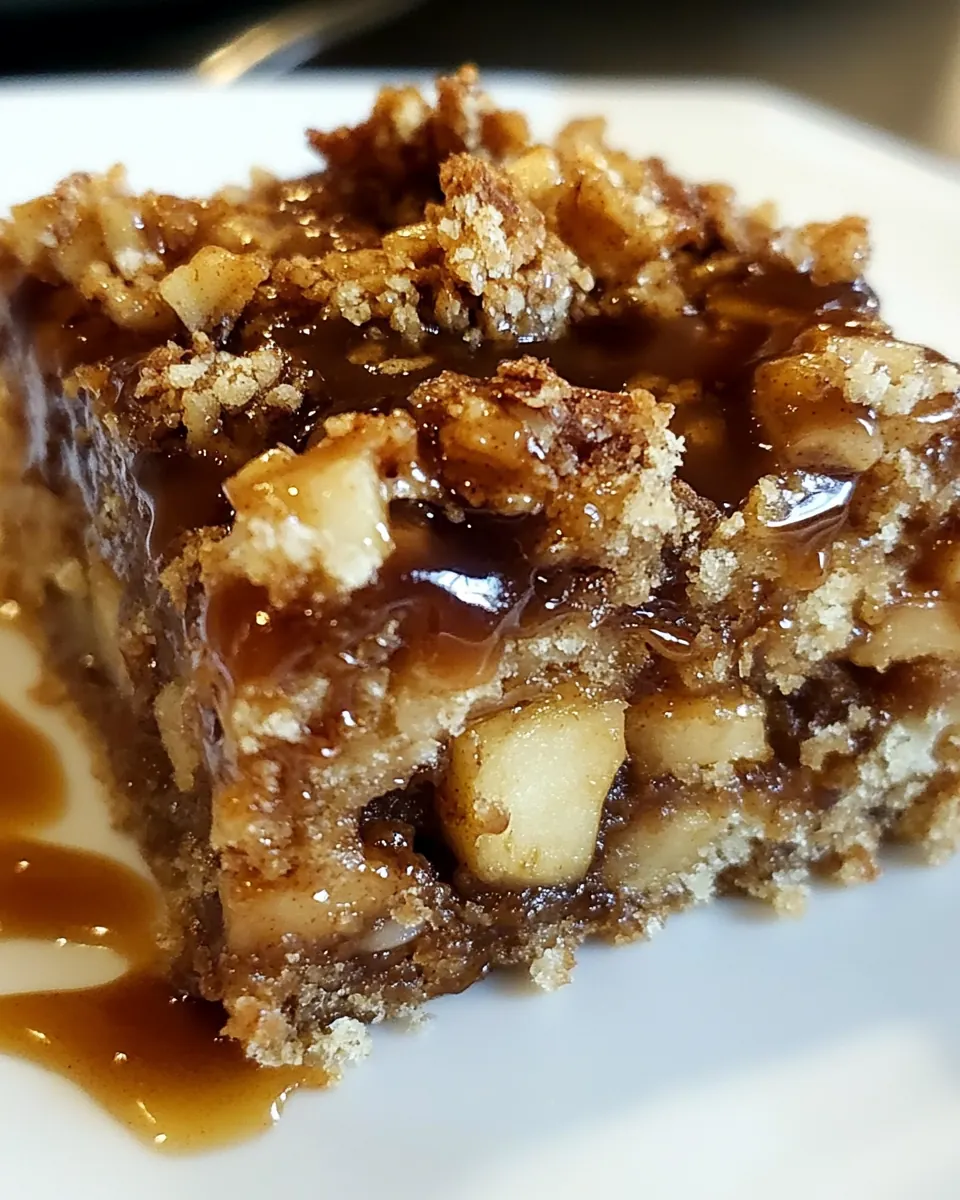 Caramel Apple Bars