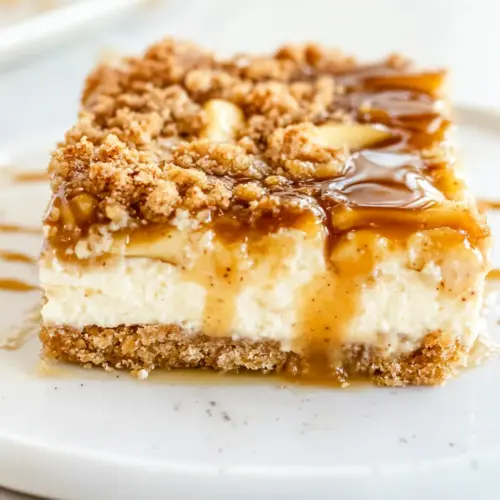Caramel Apple Cheesecake Bars