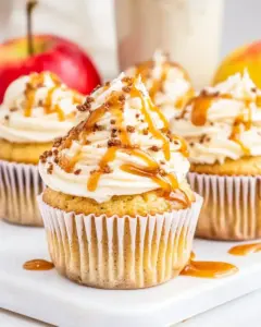 Caramel Apple Cupcakes