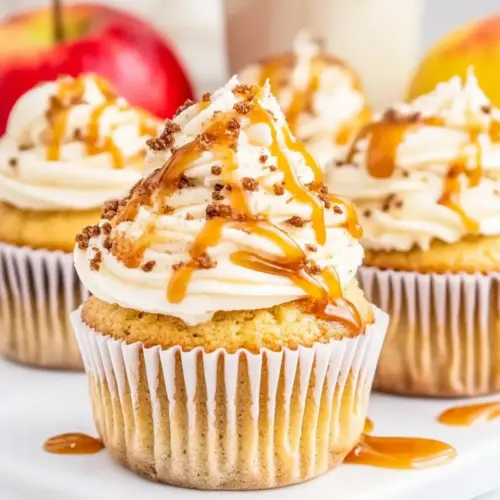 Caramel Apple Cupcakes