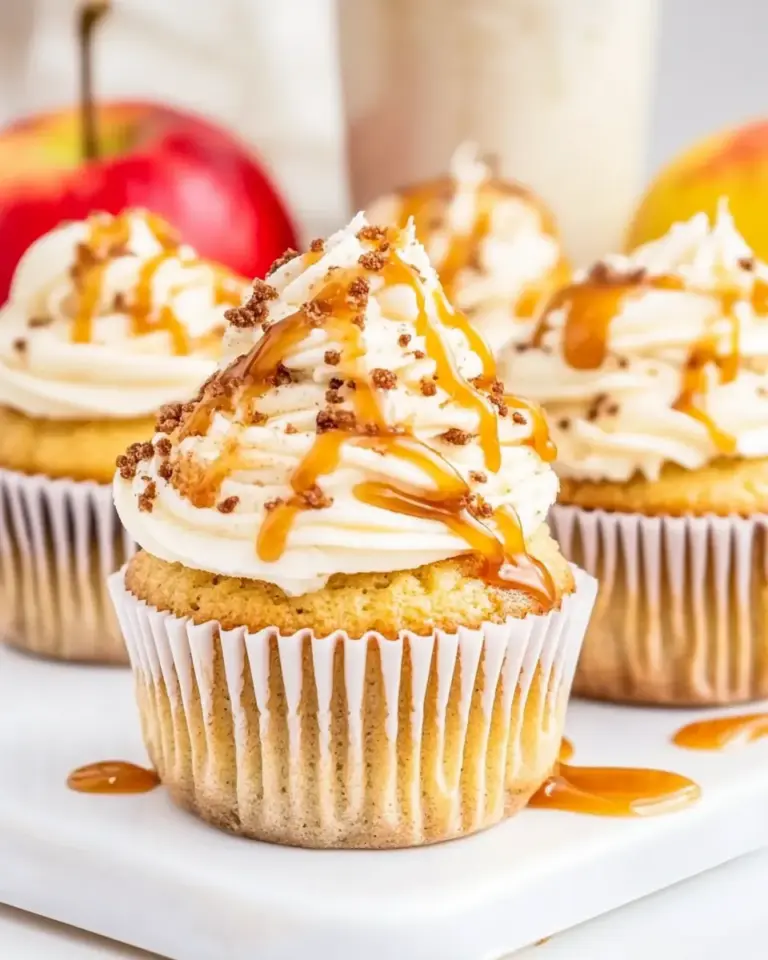 Caramel Apple Cupcakes