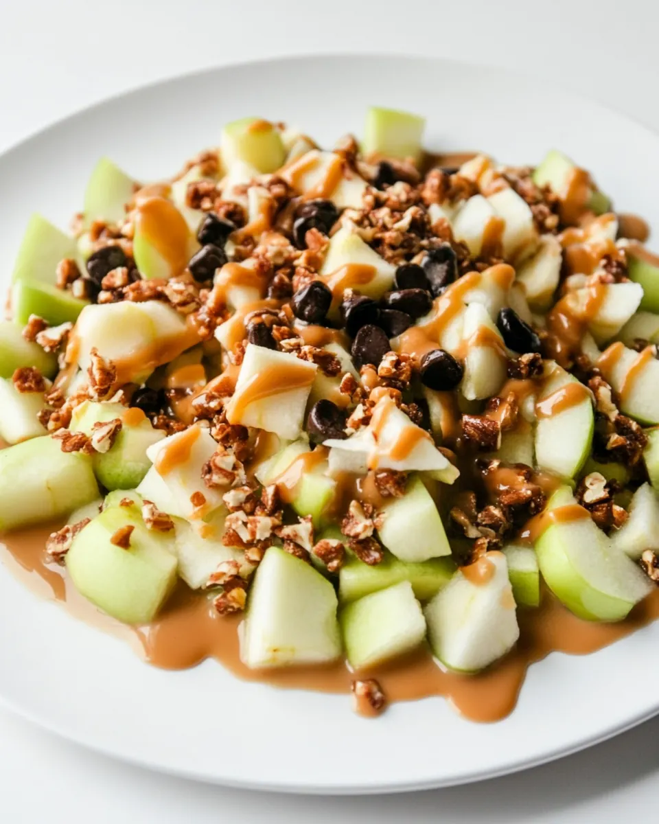 Caramel Apple Nachos Supreme