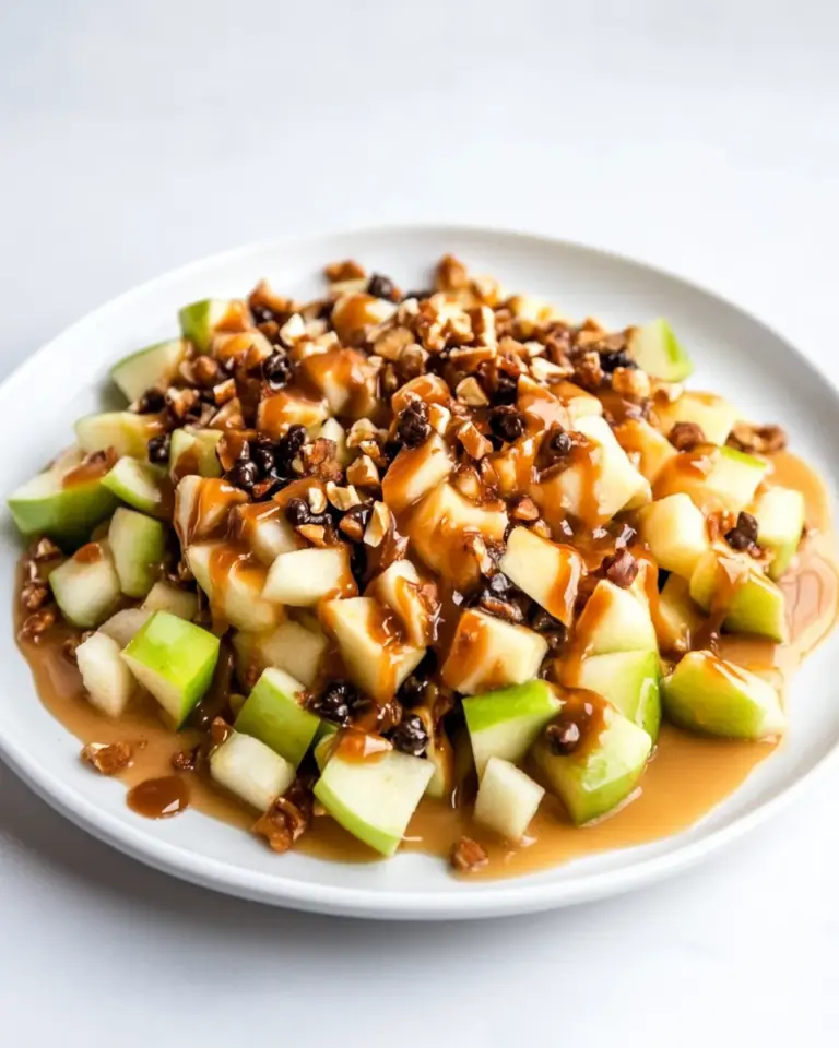 Caramel Apple Nachos Supreme