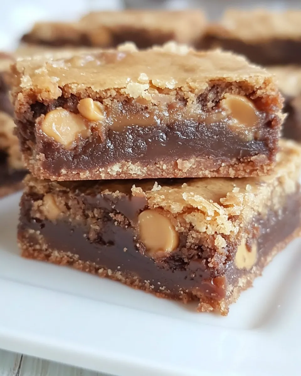 Caramel Brownie Peanut Butter Cookie Bars