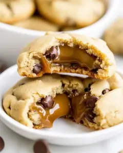 Caramel Stuffed Cookies